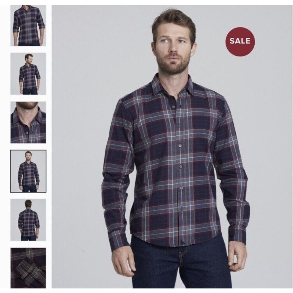 UNTUCKit Plaid Pattern New Men's Alentejo Button Front L/S Shirt Xl Classic
